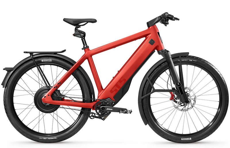Vélo électrique Stromer speed bike premium sur route